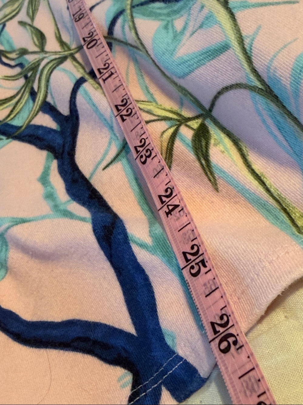 Quacker Factory XL soft pink 100% cotton top embroidered rhinestone birds NWOT - Picture 11 of 12